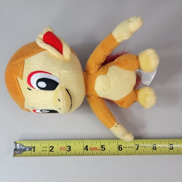 Official Pokemon Chimchar Monkey Plush Doll Figure 8" 2015 Tomy Stuffed Animal - Picture 9 of 10